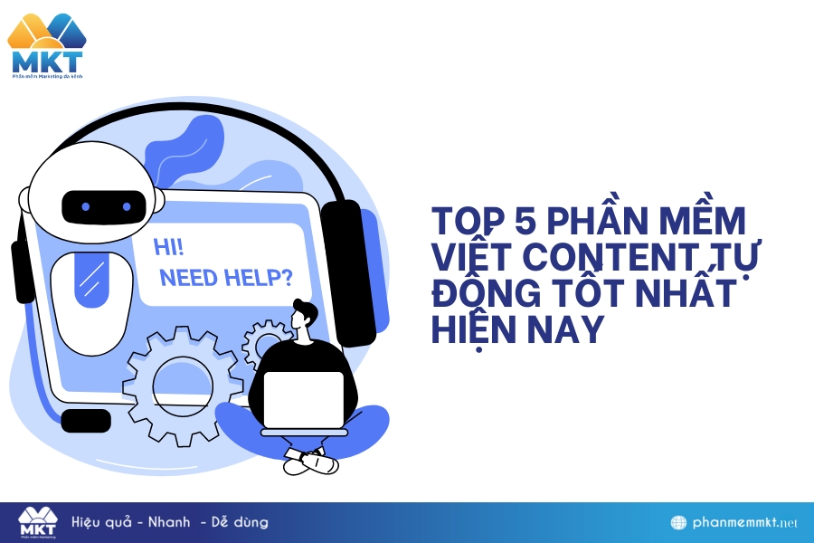 Top 5 phần mềm viết content tự động số 1 hiện nay