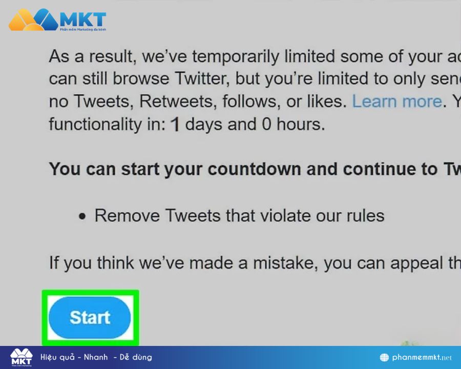 Cách xử lý Twitter bị khóa đơn giản