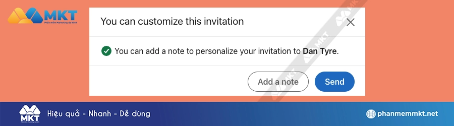 Thêm một lời chào được cá nhân hóa vào ghi chú