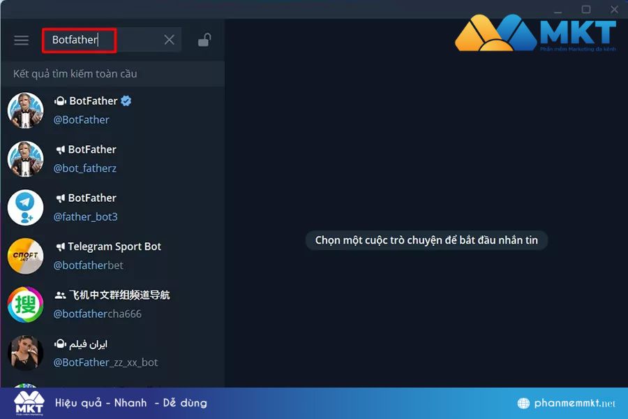 Cách tạo bot quản lý Telegram