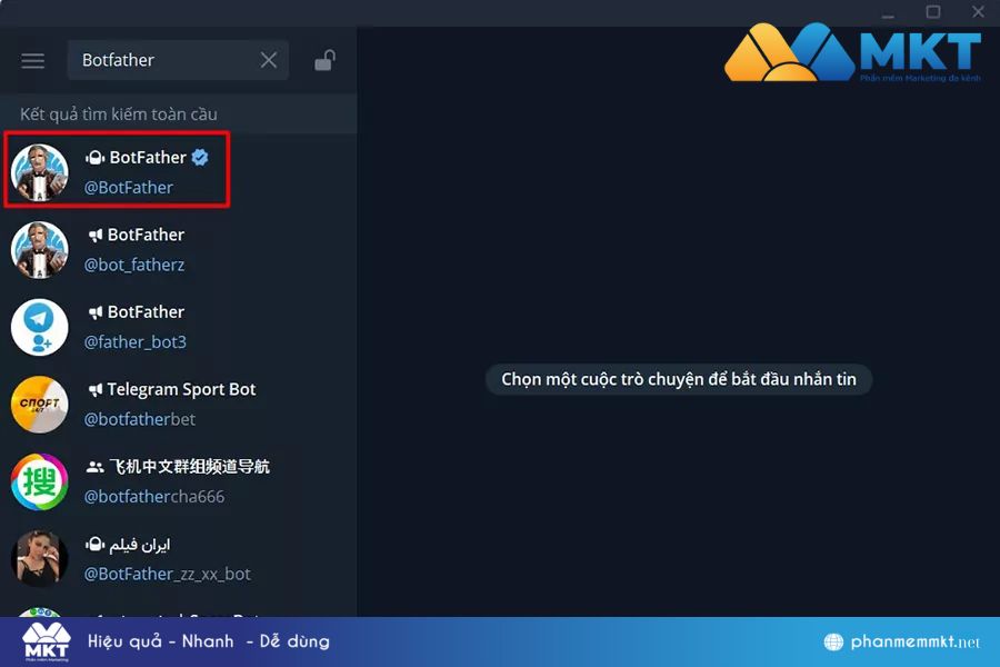 Cách tạo bot quản lý Telegram