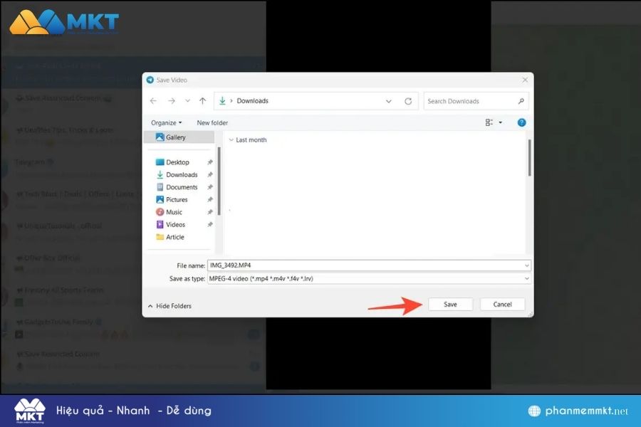 Cách tải video trên Telegram khi bị chặn
