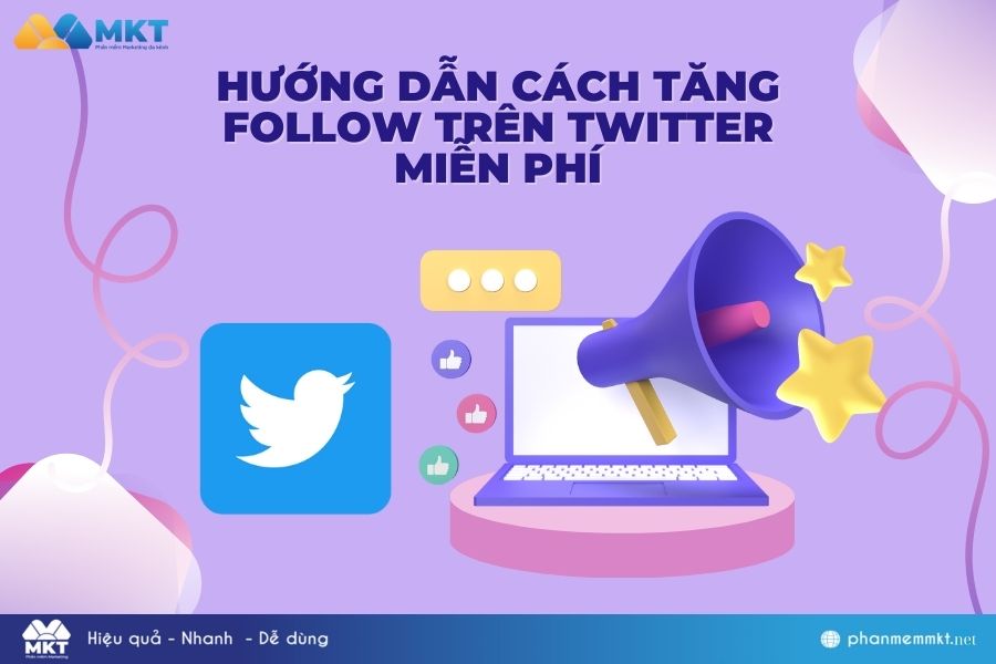 Cách tăng follow trên Twitter không tụt