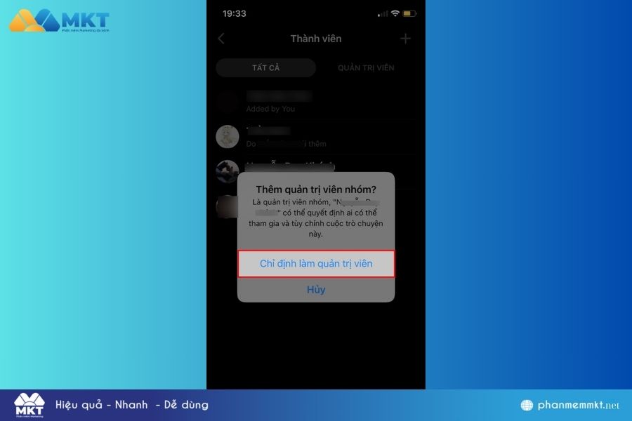 Cách chuyển quyền quản trị nhóm Messenger trên Facebook