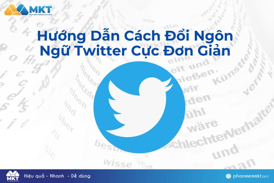 Cách thay đổi ngôn ngữ Twitter