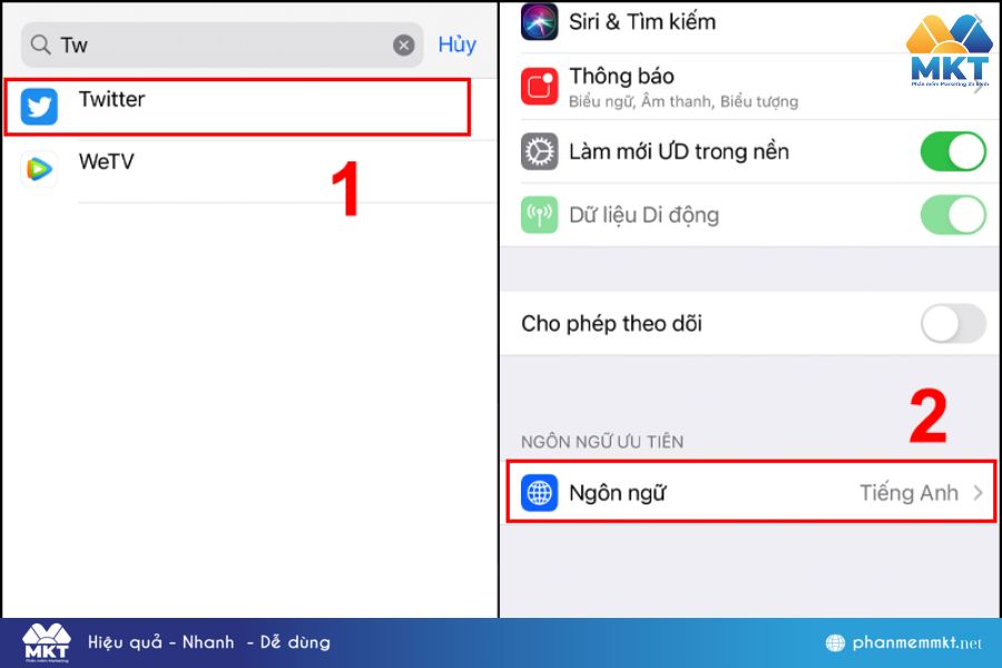 Cách thay đổi ngôn ngữ Twitter trên điện thoại
