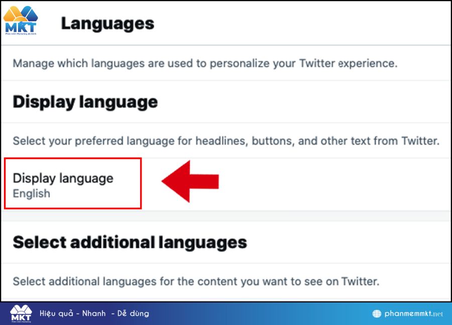 Cách thay đổi ngôn ngữ Twitter trên máy tính