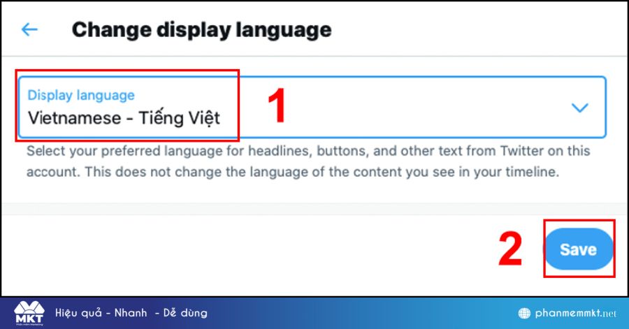Cách thay đổi ngôn ngữ Twitter trên máy tính