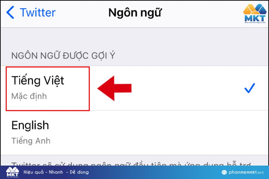 Cách thay đổi ngôn ngữ Twitter trên điện thoại