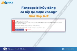 Fanpage bị hủy đăng có lấy lại được không?