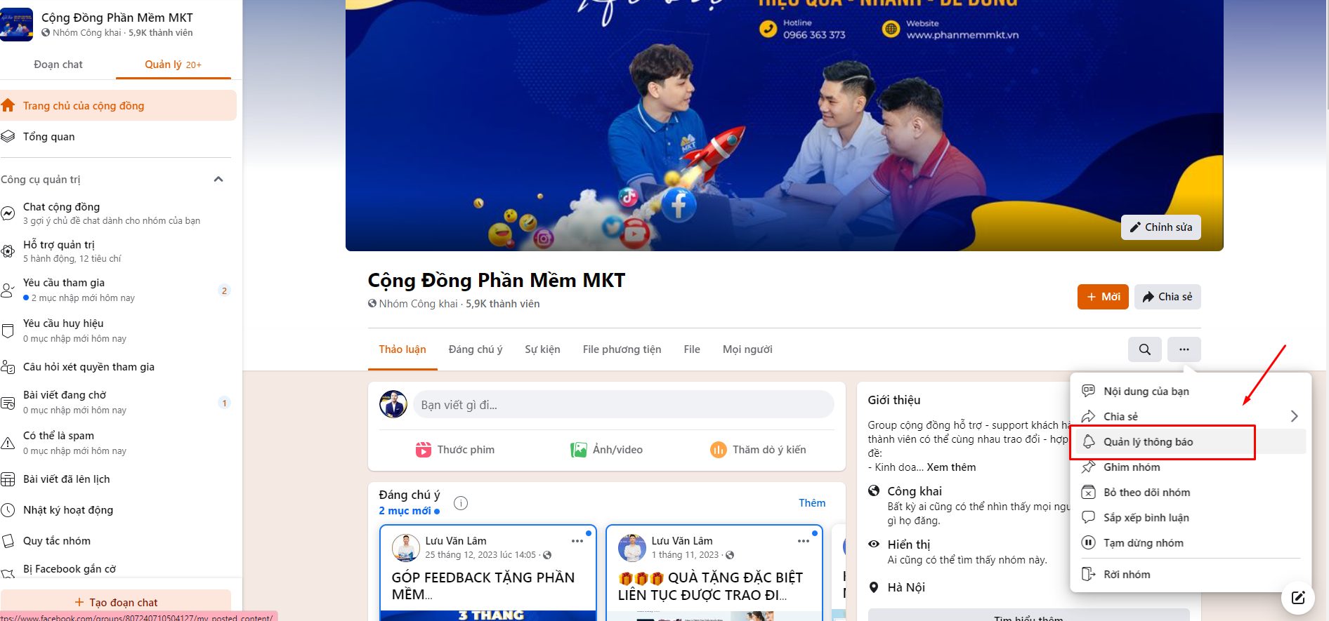 Cách quản lý group Facebook hiệu quả nhanh chóng
