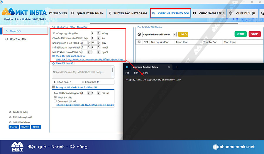 Tạo kịch bản hack follow IG không tụt