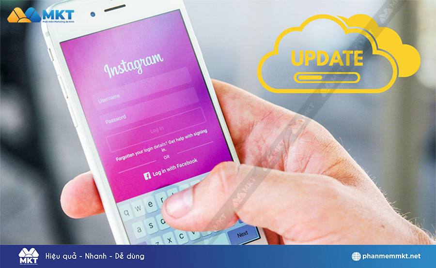 Cập nhật ứng dụng Instagram trên điện thoại