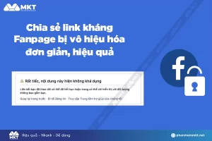 Link kháng fanpage bị vô hiệu hóa
