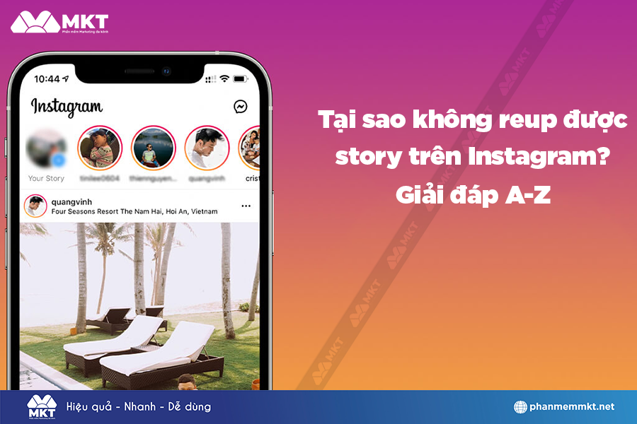 Tại sao không reup được story trên Instagram?
