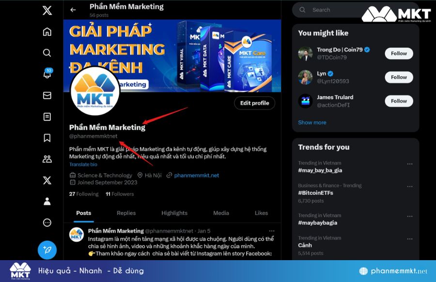 Twitter handle khác gì Twitter name