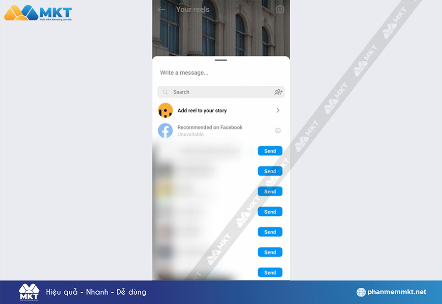 Chia sẻ Reels lên Story trên Instagram