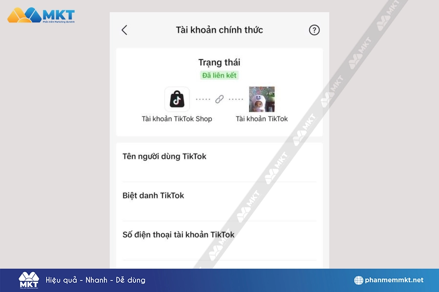 Liên kết thành công