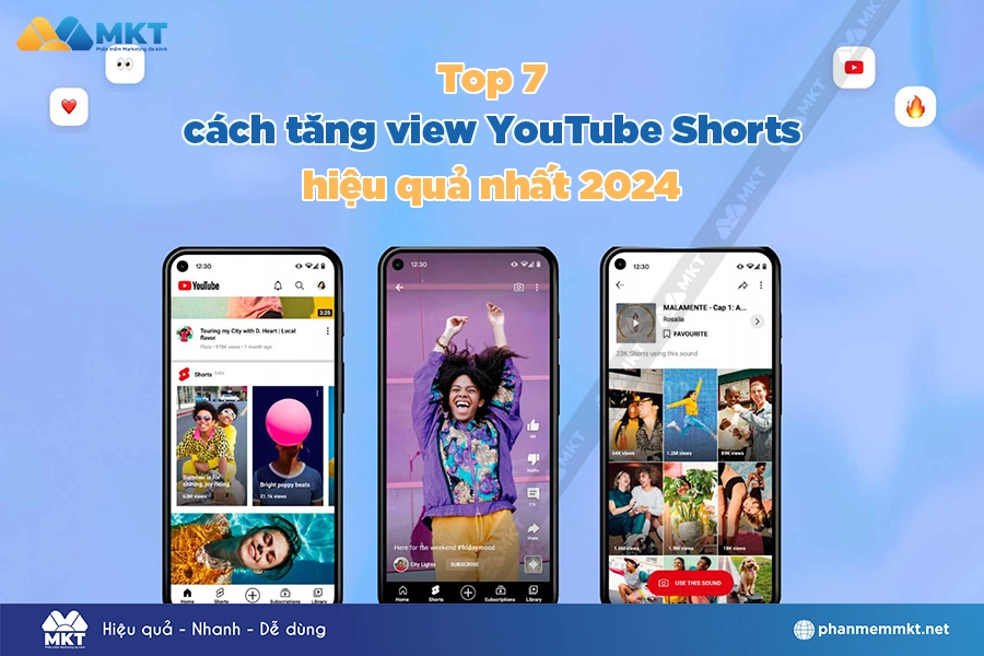 Cách tăng view YouTube Shorts