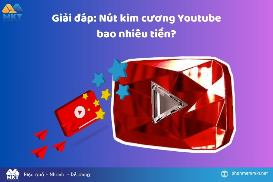 Giải đáp: Nút kim cương Youtube bao nhiêu tiền