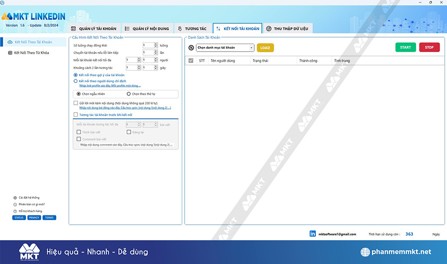 Tự động kết nối người dùng trên LinkedIn
