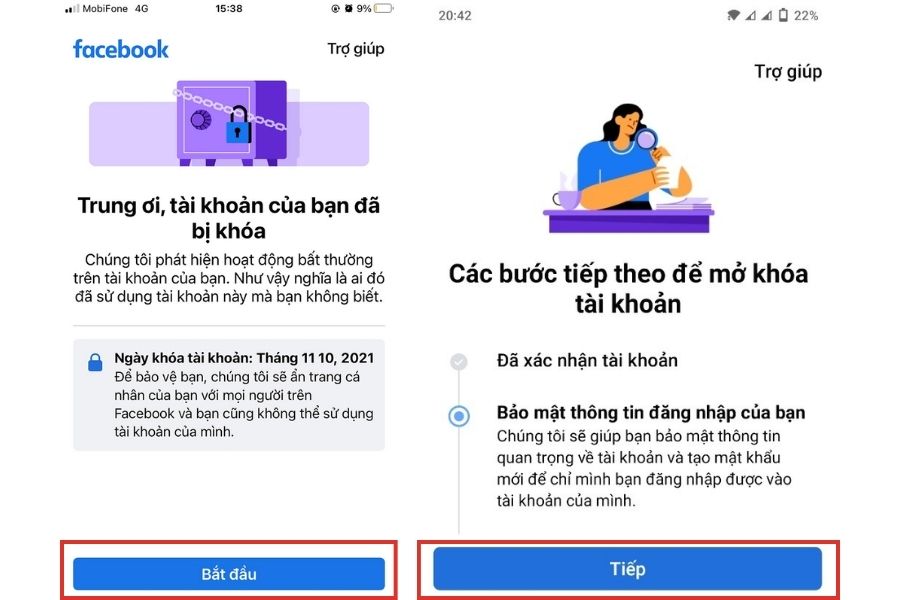 Cách lấy lại tài khoản Facebook bị khóa