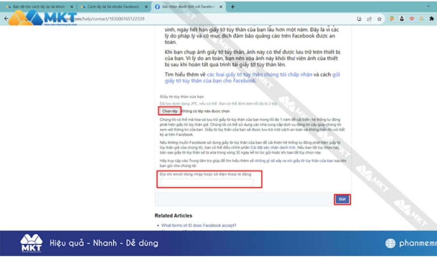 Cách lấy lại tài khoản Facebook bị khóa