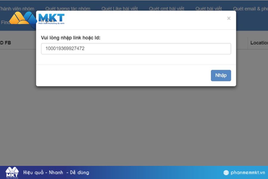 Lấy email từ Facebook bằng Simple UID