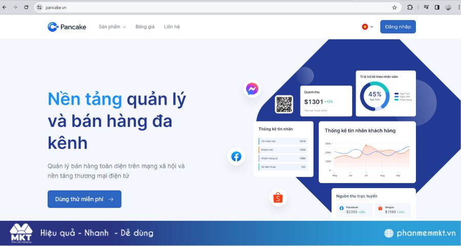 Phần mềm bán hàng Facebook - Pancake