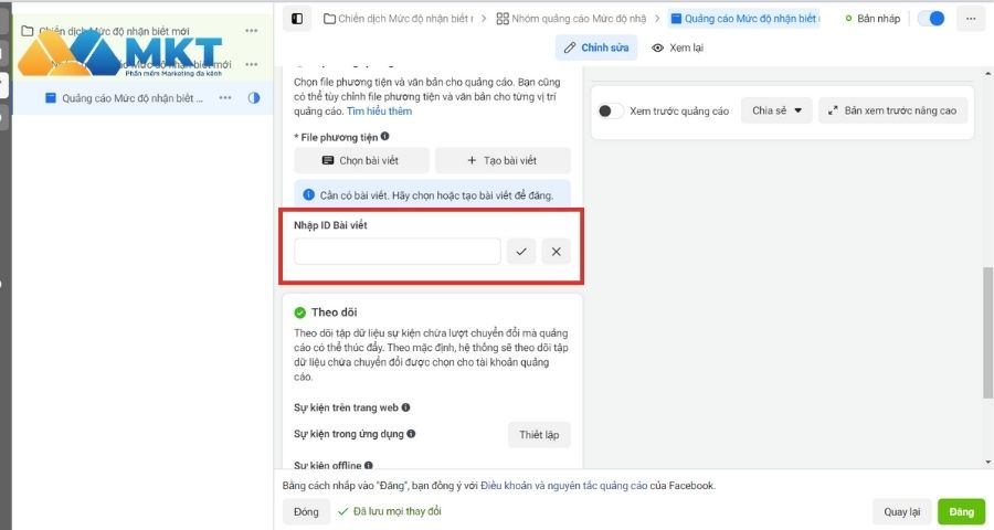 Chạy quảng cáo livestream Facebook