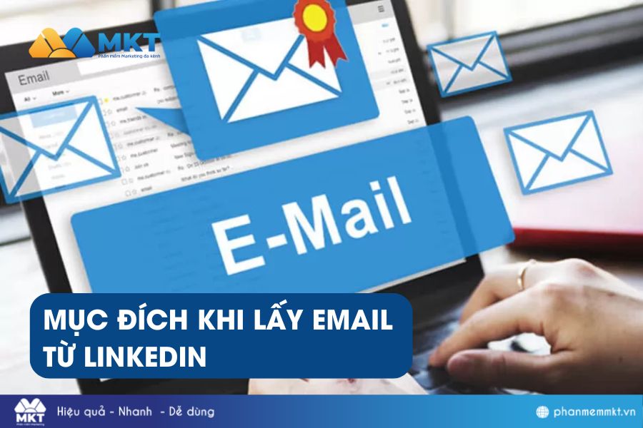 Mục địch lấy Email từ LinkedIn