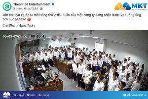 Báo chi nói gì về văn hóa chào cờ tại phần mềm MKT
