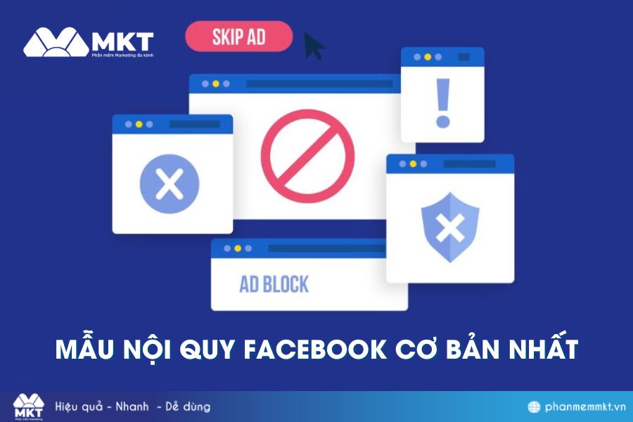 Mẫu nội quy nhóm Facebook cơ bản nhất
