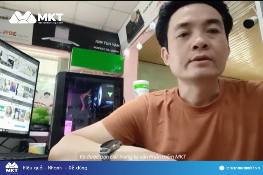 Anh Dân chinh phục Marketing 0 đồng cùng phần mềm MKT