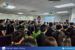 Phần mềm MKT chào cờ tri ân Tổng Bí thư Nguyễn Phú Trọng