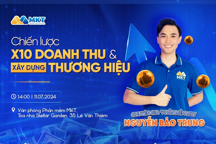 Anh Nguyễn Bảo Trung là diễn giả "quen mặt" ở các buổi đào tạo Phần mềm MKT