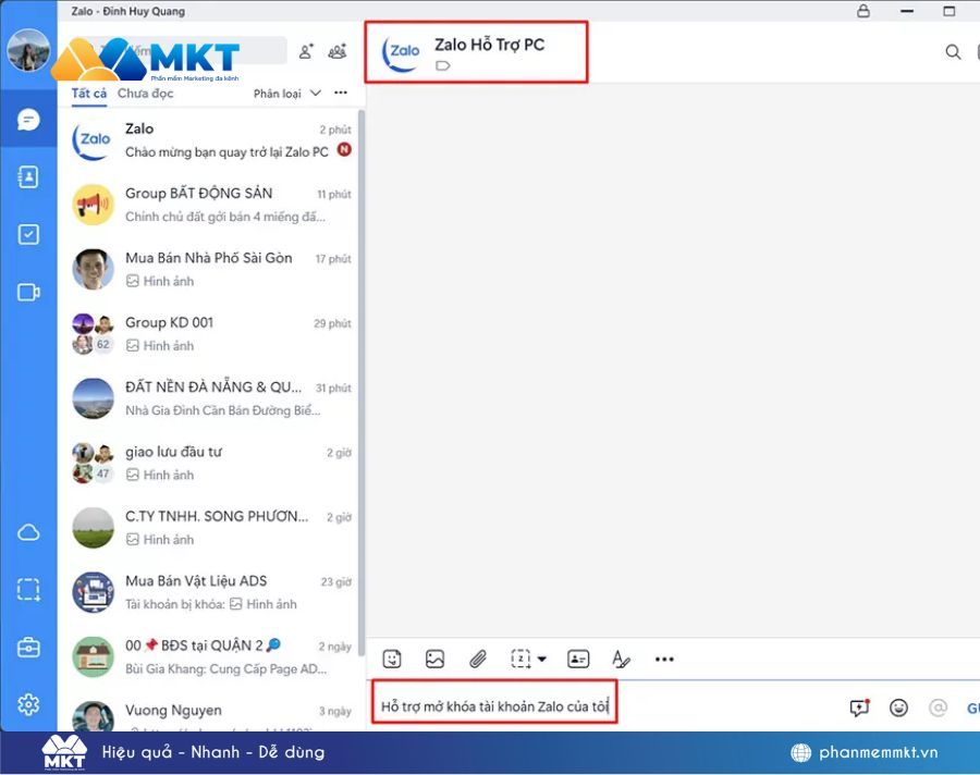 Nhập thông tin để được hỗ trợ