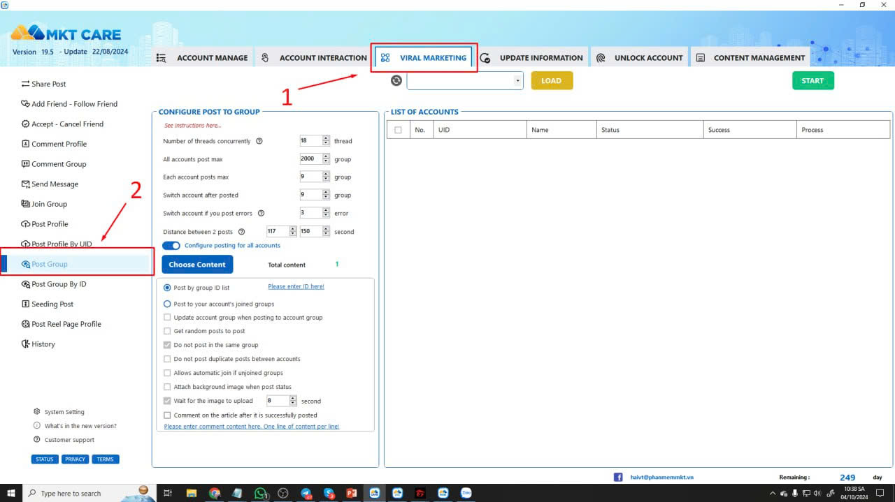 3 Steps to auto post multiple Facebook Groups efficiently