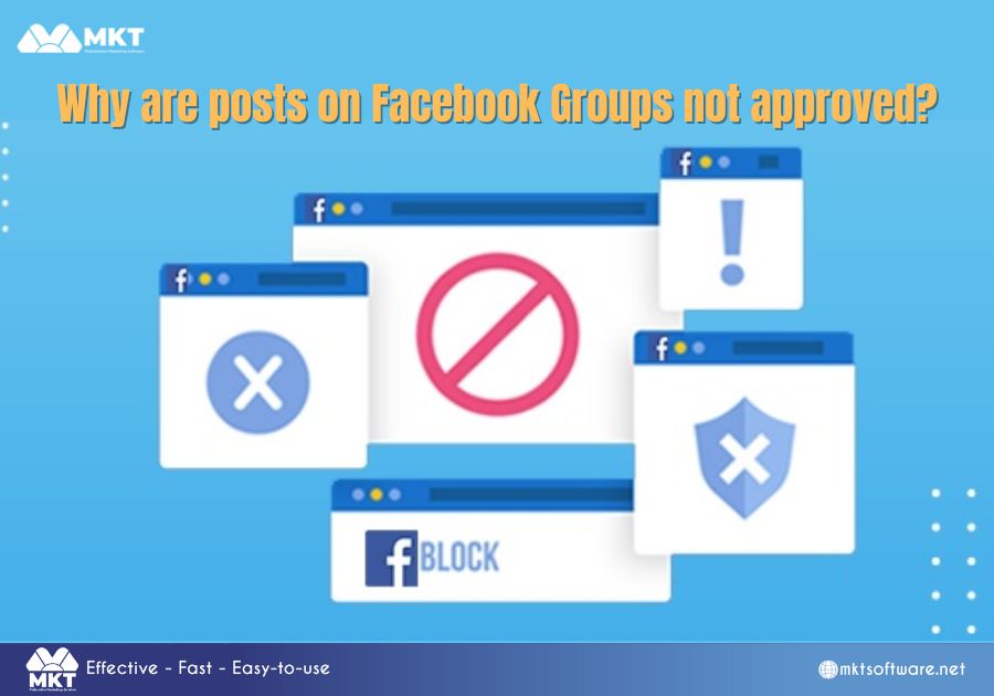 Why are posts on Facebook Groups not approved?