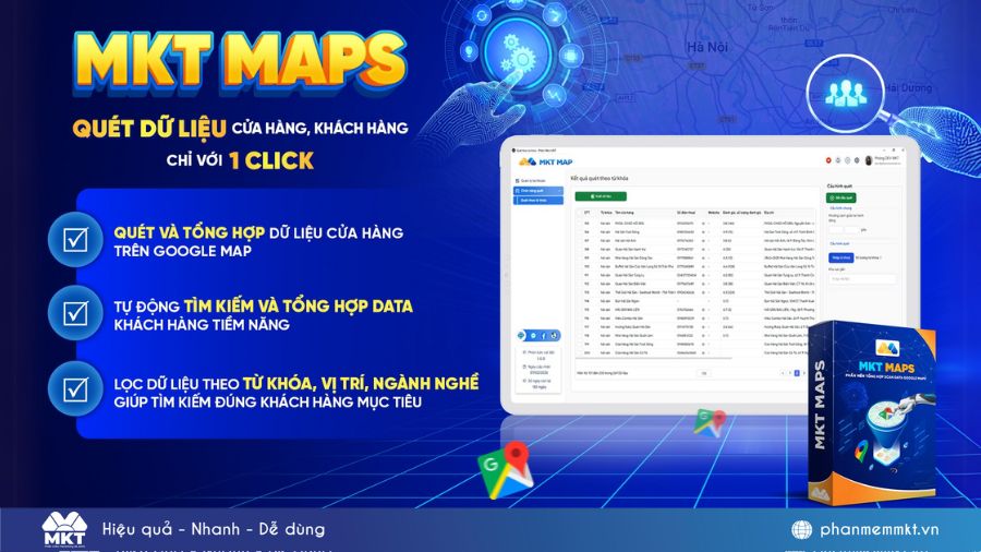 Giới thiệu phần mềm quét data khách hàng từ Google Maps duy nhất tại Việt Nam