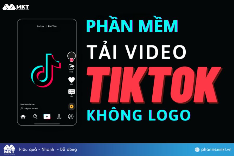 Phần mềm tải video TikTok không logo tự động