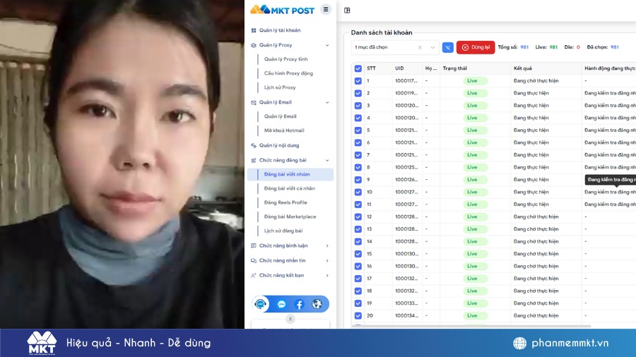 Chị My quyết định dùng MK Post sau khi tìm hiểu về tính năng phần mềm sở sỉ thủy sản sơ chế tại An Giang