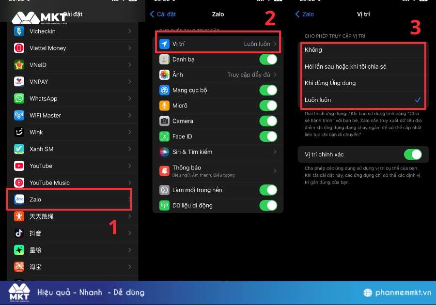 Cách gửi vị trí qua Zalo