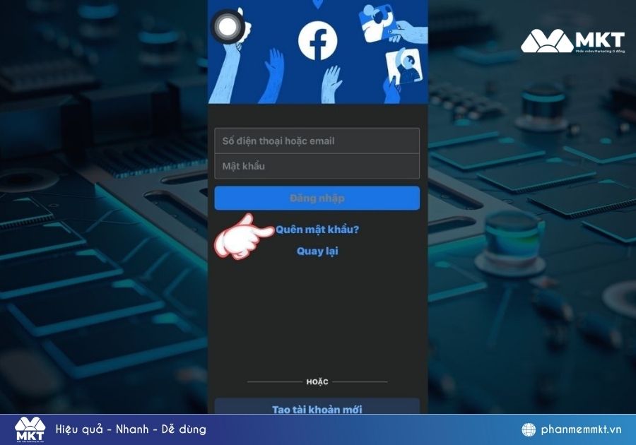 cách lấy lại mật khẩu Facebook khi quên