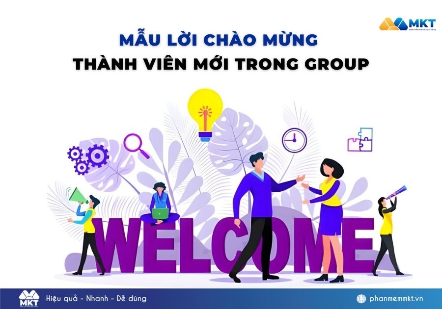 Chào mừng thành viên mới trong group Facebook