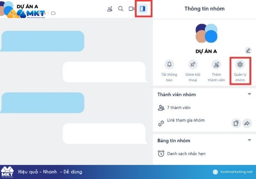 Cách chuyển quyền trưởng nhóm Zalo