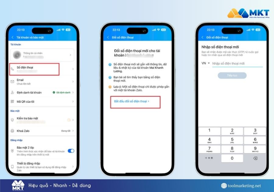cách lấy lại mật khẩu Zalo