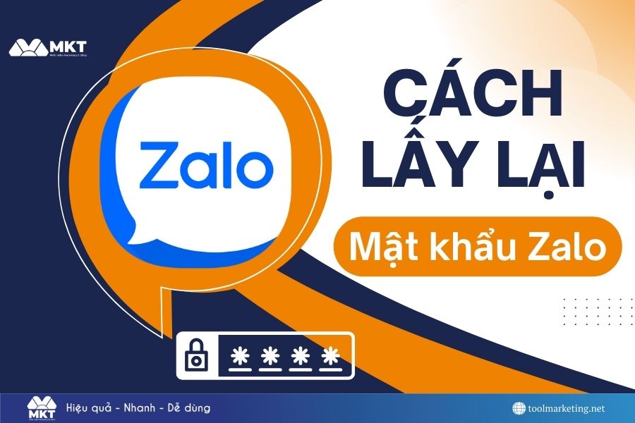 cách lấy lại mật khẩu Zalo