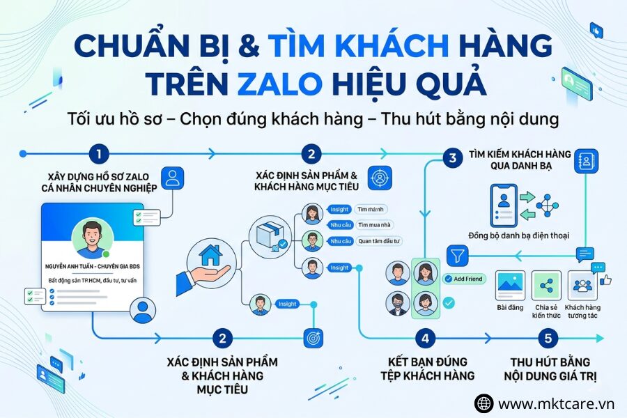 Cách tìm khách hàng trên Zalo hiệu quả