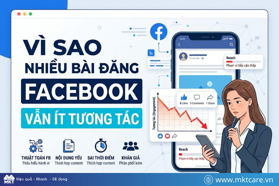 Vì sao nhiều bài đăng Facebook vẫn ít tương tác